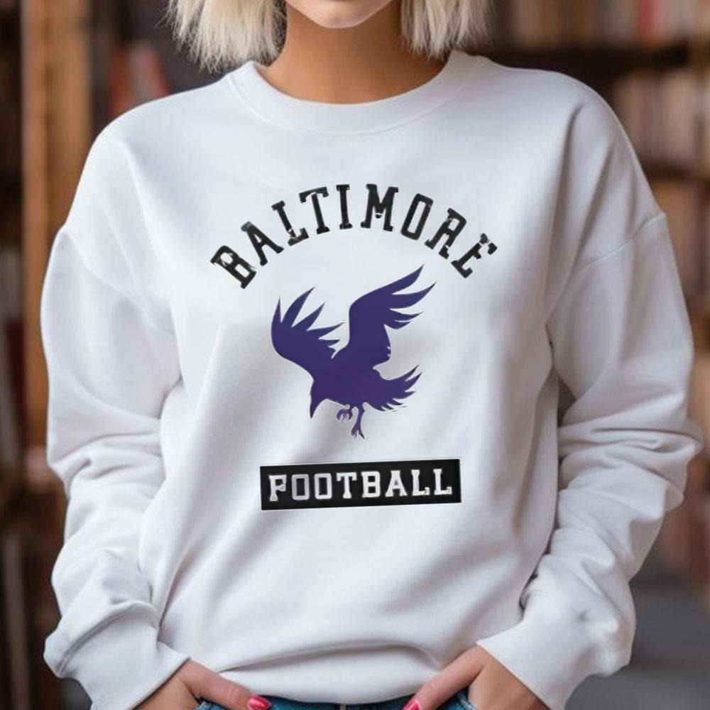 Baltimore Football Tee Ravens Ray Lewis Classic Sweatshirt